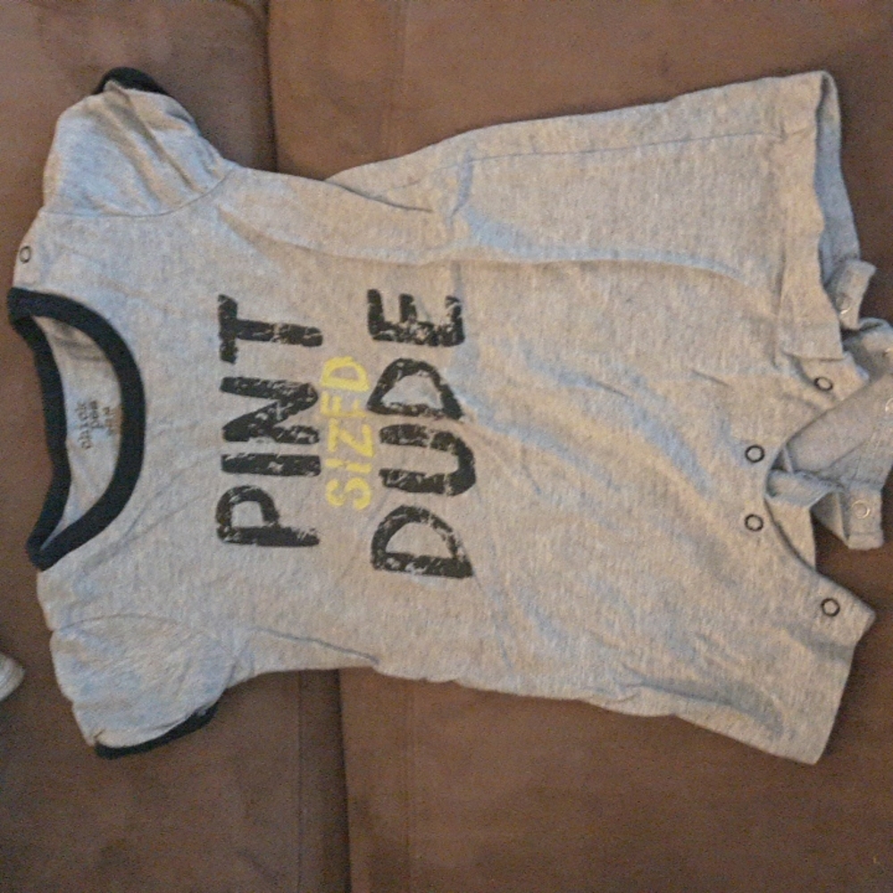 4 Boys Onesies 12M